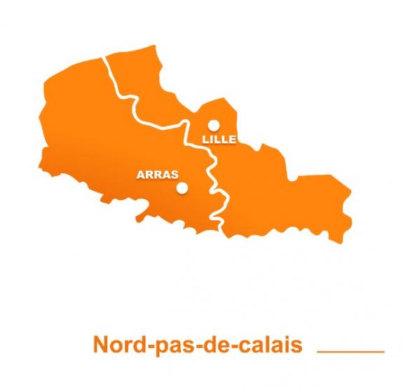 carte nord pas de calais 