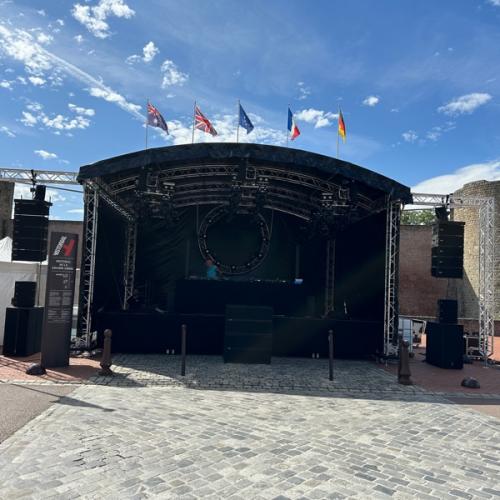 JSL Events: Nouveau, scène Arc Roof 8x6m 